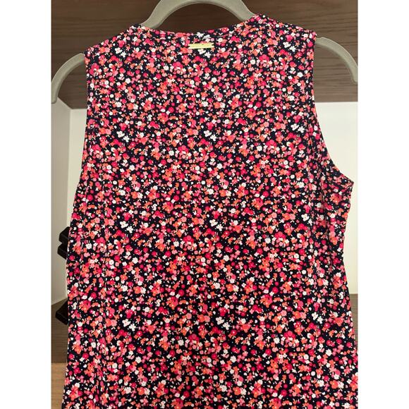 MICHAEL Michael Kors Wildflower Flounce Sleeveless Dress - Picture 7 of 7